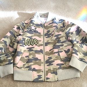Little Girls Lightweight Camoflauge Jacket Size 7/8 by Children's Place